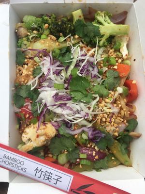 Pad Thai without fride egg at Beach Walk in Pacific City