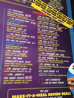   at Ike's in Sacramento