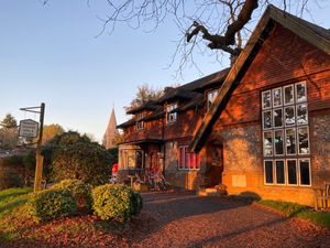 The village hall, shop and tea rooms  at Village Hall Stores and Headley Tea Room in Epsom
