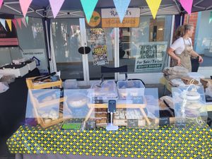 Rachel's Vegan Cakes Colwyn Bay Vegan Market May 2024 at Rachel's Vegan Cakes in Wrexham