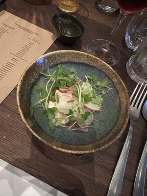 Roots salad   at Natura in Helsinki