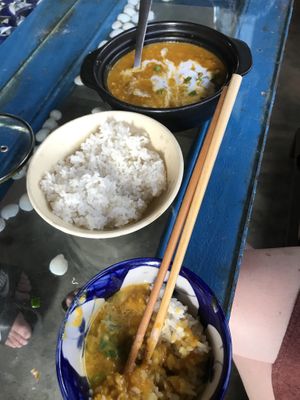 Pumpkin hot pot- vegan  at Cay Me - Tamarind Tree in Hoi An