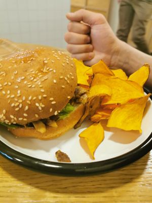 The burger was good in taste at Wild & The Moon - Saint Honoré in Paris