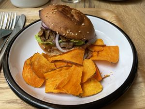 The wild burger   at Wild & The Moon - Saint Honoré in Paris