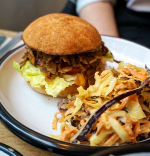 BBQ Burger at Wild & The Moon - Saint Honoré in Paris