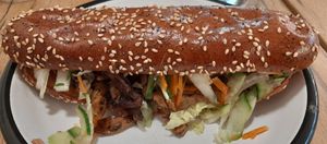 Wild Bành mì - hot sandwich at Wild & The Moon - Saint Honoré in Paris