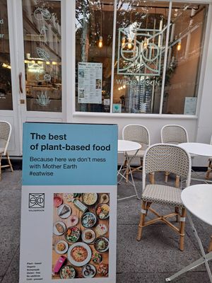 Exterior signage at Wild & The Moon - Saint Honoré in Paris