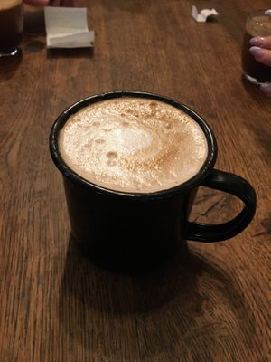 Coffee latte at Wild & The Moon - Saint Honoré in Paris