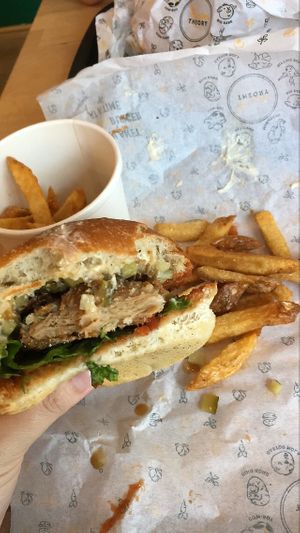 Big babe burger & fries  at Theory (ex-BurgerTheory) in Paris