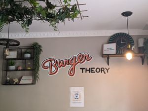 Un des murs de la salle du haut at Theory (ex-BurgerTheory) in Paris