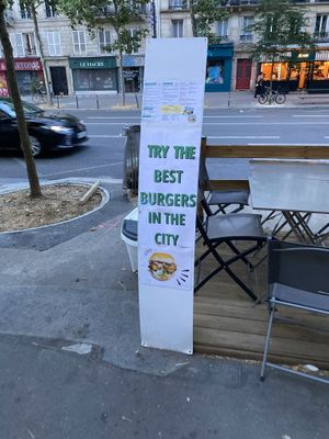 Outside  at Theory (ex-BurgerTheory) in Paris