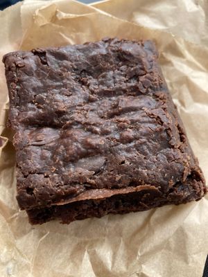 Their homemade brownie is bomb at Theory (ex-BurgerTheory) in Paris
