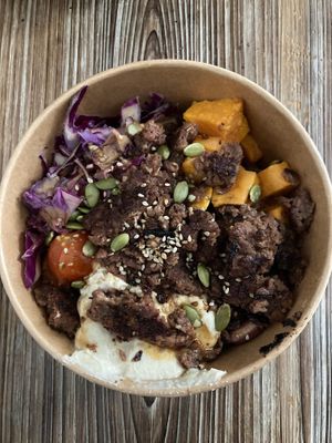 Kobe satay bowl to go at Theory (ex-BurgerTheory) in Paris
