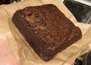 Vegan brownie at Theory (ex-BurgerTheory) in Paris