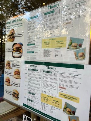cardápio at Theory (ex-BurgerTheory) in Paris