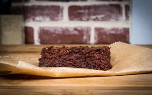 Brownie vegan at Theory (ex-BurgerTheory) in Paris