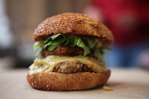 Burger vegan at Theory (ex-BurgerTheory) in Paris