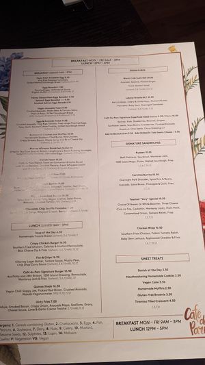  at Café Du Parc in Killarney