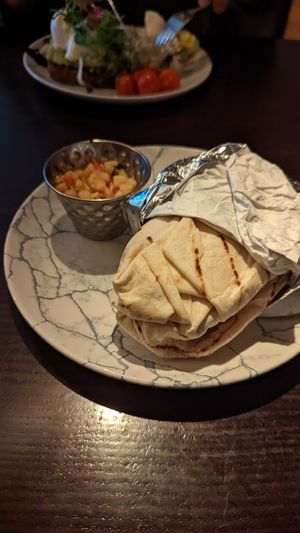 Vegan breakfast burrito at Café Du Parc in Killarney
