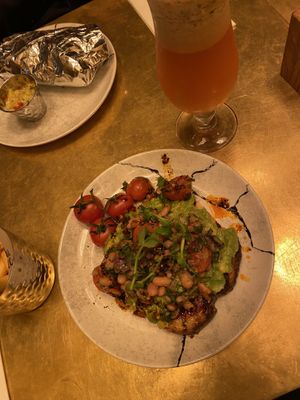 Vegan Toast and Vegan Burrito   at Café Du Parc in Killarney