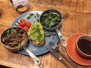 Vegan breakfast  at Café Du Parc in Killarney