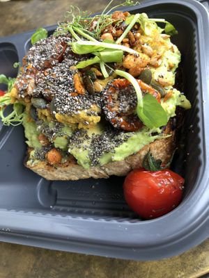 Avocado Toast at Café Du Parc in Killarney