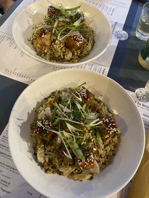 Aromatic rice with tempeh👌🏻 at Broadway in Kos
