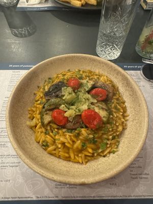 Vegan orzo (the best!)  at Broadway in Kos