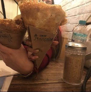 Huge and great value crepes at La Petite Française in Arequipa