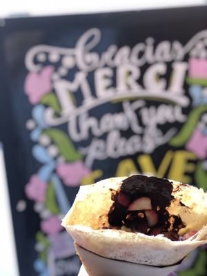 Vegan crepe at La Petite Française in Arequipa