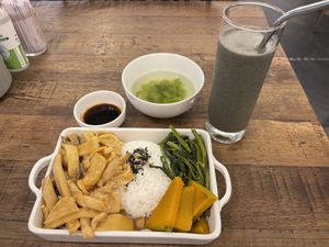 Coconut and mushroom stew   at Mang's Mania in Ho Chi Minh City