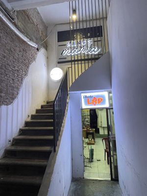 Find the stairs, find the restaurant 😂  at Mang's Mania in Ho Chi Minh City