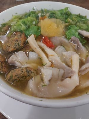 Fennel balls pho at Mang's Mania in Ho Chi Minh City