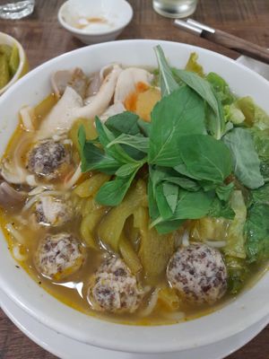 Pho at Mang's Mania in Ho Chi Minh City