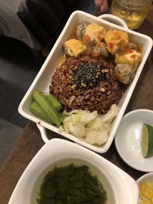 Tofu tomato balls  at Mang's Mania in Ho Chi Minh City