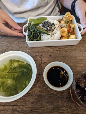 Tofu and vegan balls at Mang's Mania in Ho Chi Minh City