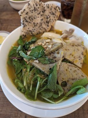 MI Quang noodles at Mang's Mania in Ho Chi Minh City