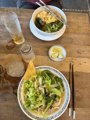 Noodle soup, wonton soupp  at Mang's Mania in Ho Chi Minh City