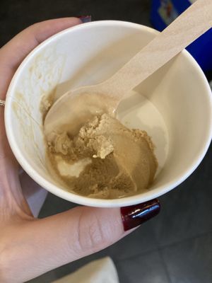 Salted caramel ice cream  at Mang's Mania in Ho Chi Minh City