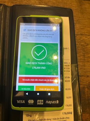 The place takes card too   at Mang's Mania in Ho Chi Minh City