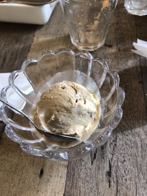 Salted caramel ice cream  at Mang's Mania in Ho Chi Minh City