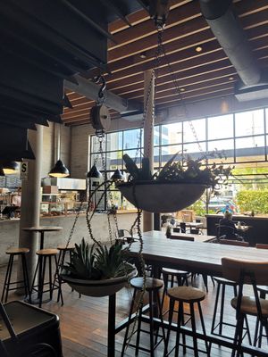 inside at El Pan De La Chola in Lima