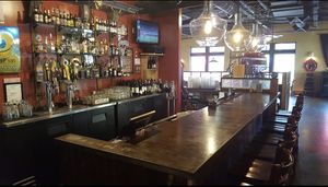 The bar at Carrburritos in Davidson