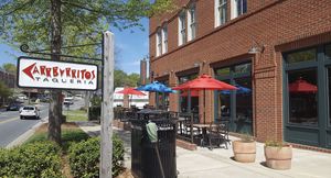 The front at Carrburritos in Davidson