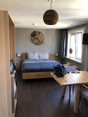 Kamer met zicht bed at Villa La Vida in Egmond Aan Zee