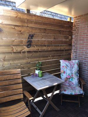 Zithoek buiten, om te genieten  at Villa La Vida in Egmond Aan Zee