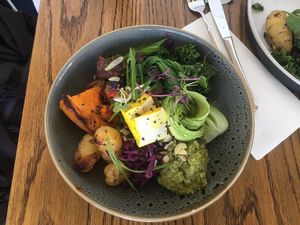 Poke bowl  at Moment in Christchurch