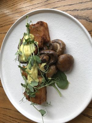 Tofu benedict  at Moment in Christchurch