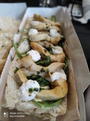 Bocata de calamares. at La Teca Burger in Sabadell