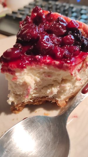 Tarta de queso. at La Teca Burger in Sabadell